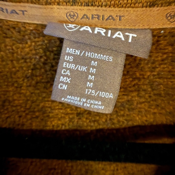 Ariat Caldwell Logo 1/4 Zip Sweater - Picture 4 of 6